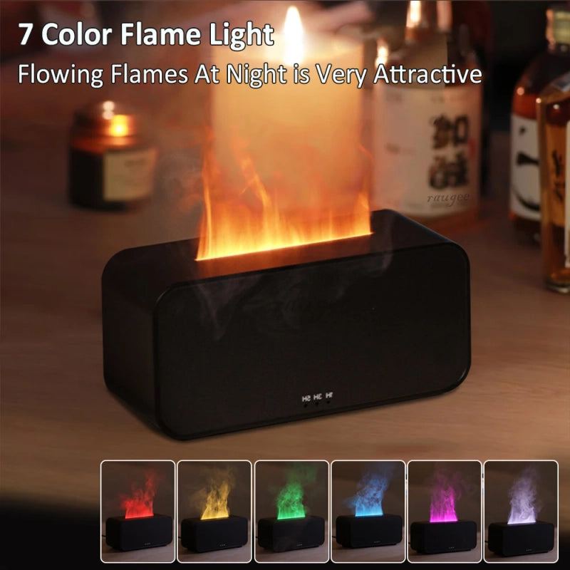 Lángeffektes Aroma Diffúzor és Párásító