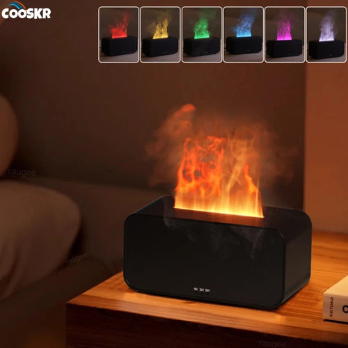 Lángeffektes Aroma Diffúzor és Párásító